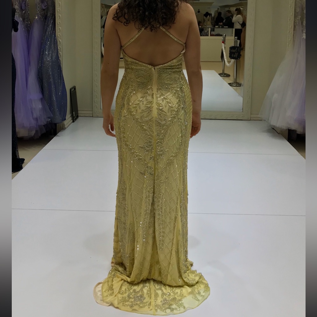 Primavera Yellow Dress 3428